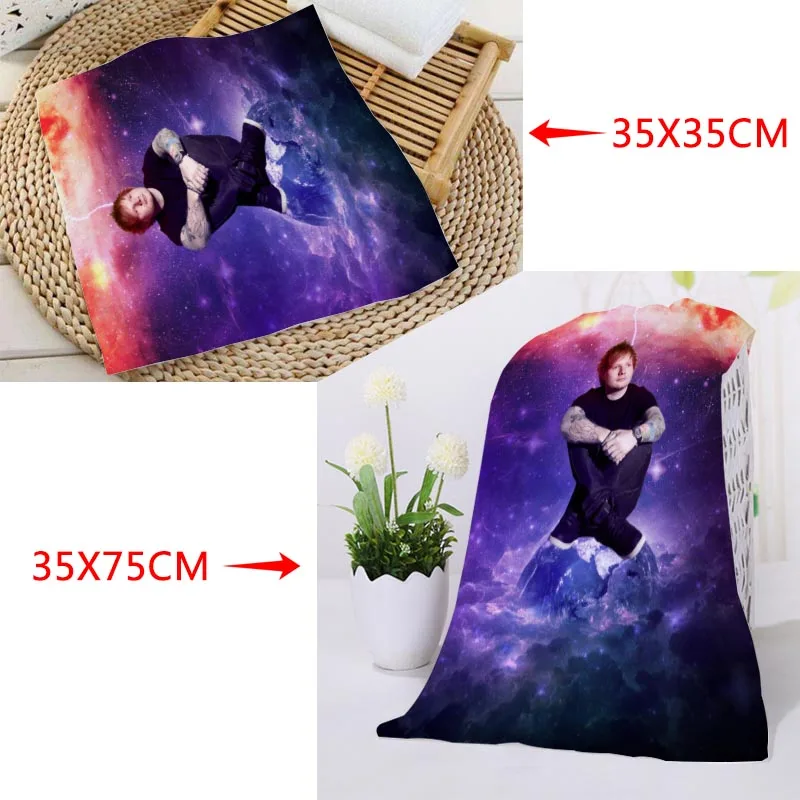 Custom ED SheeranTowel Microfiber Bath Towel Baech Towels Sport Drying Travel Towels 35X35cm35x75cm