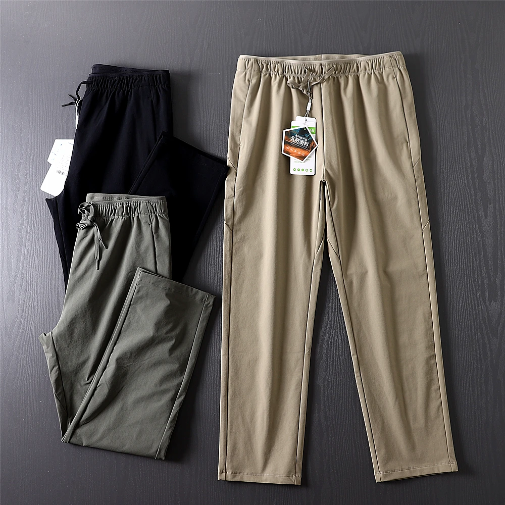 homme-automne-hiver-trois-preuves-ceinture-elastique-cordon-pantalons-decontractes-pantalon-d'assaut-en-plein-air-trekking-jambe-droite-longs