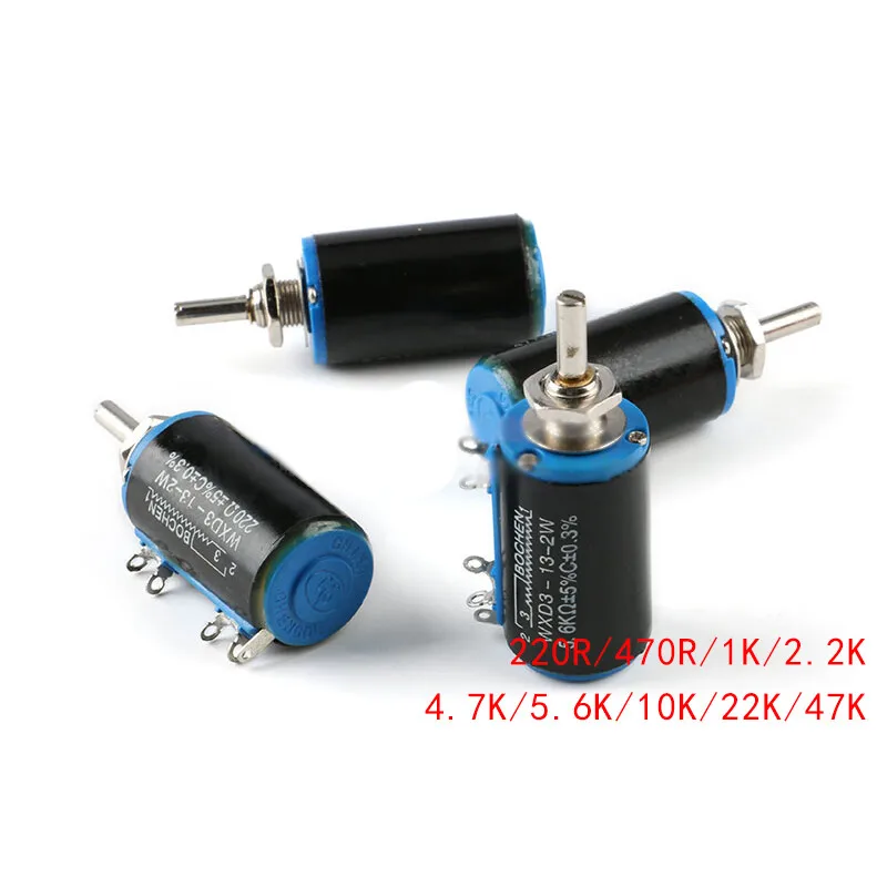 WXD3-13-2W Precision multi-turn wire-wound potentiometer 220 470 1K 2.2K~47K