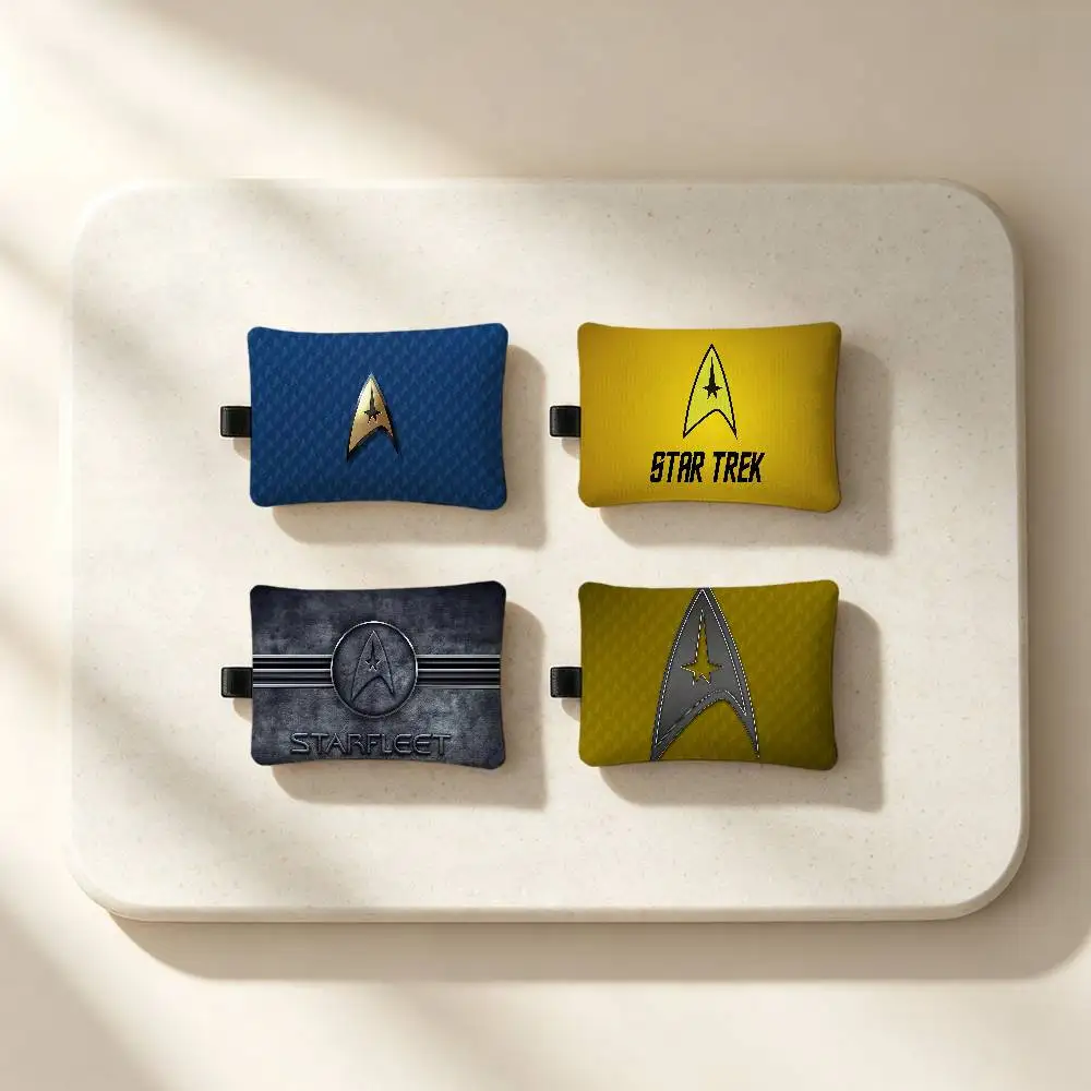 TV S-Star Trek Zippered Coin Purse With Detachable Carabiner – Mini Coin And Key Pouch