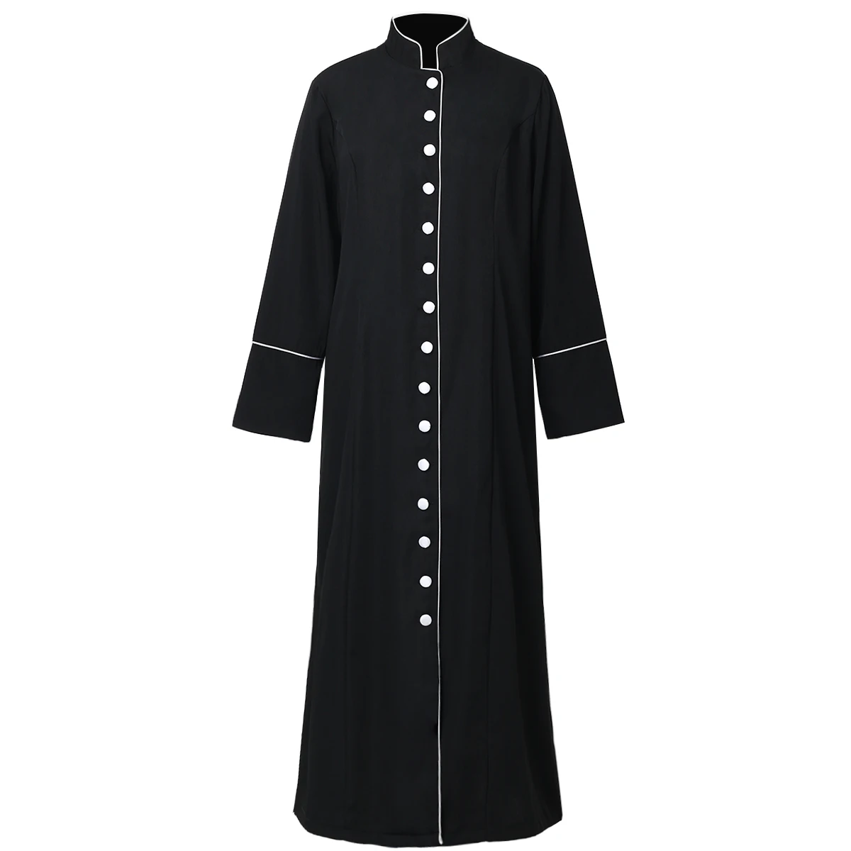 Cassock Clergy Priest Robe Pulpit Costume Men Women Altar Server Vestments Chasubles