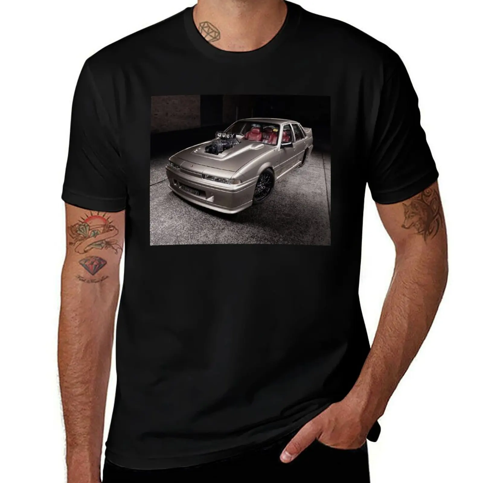 Brendyn Wardell's Holden VL Commodore T-Shirt Basic Simple Design Short Sleeve Shirt T-Shirt