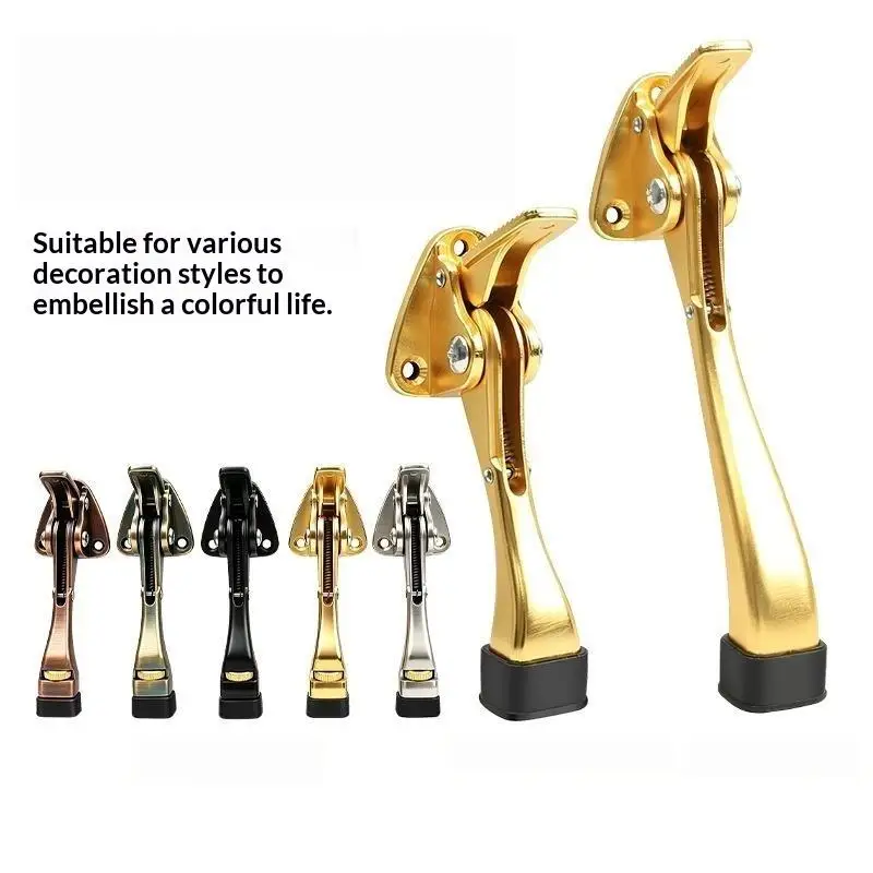 1Pcs Anti Collision Easy Pedal Floor Holder Kick Down Door Stopper Hardware Wall Protectors Door Holder