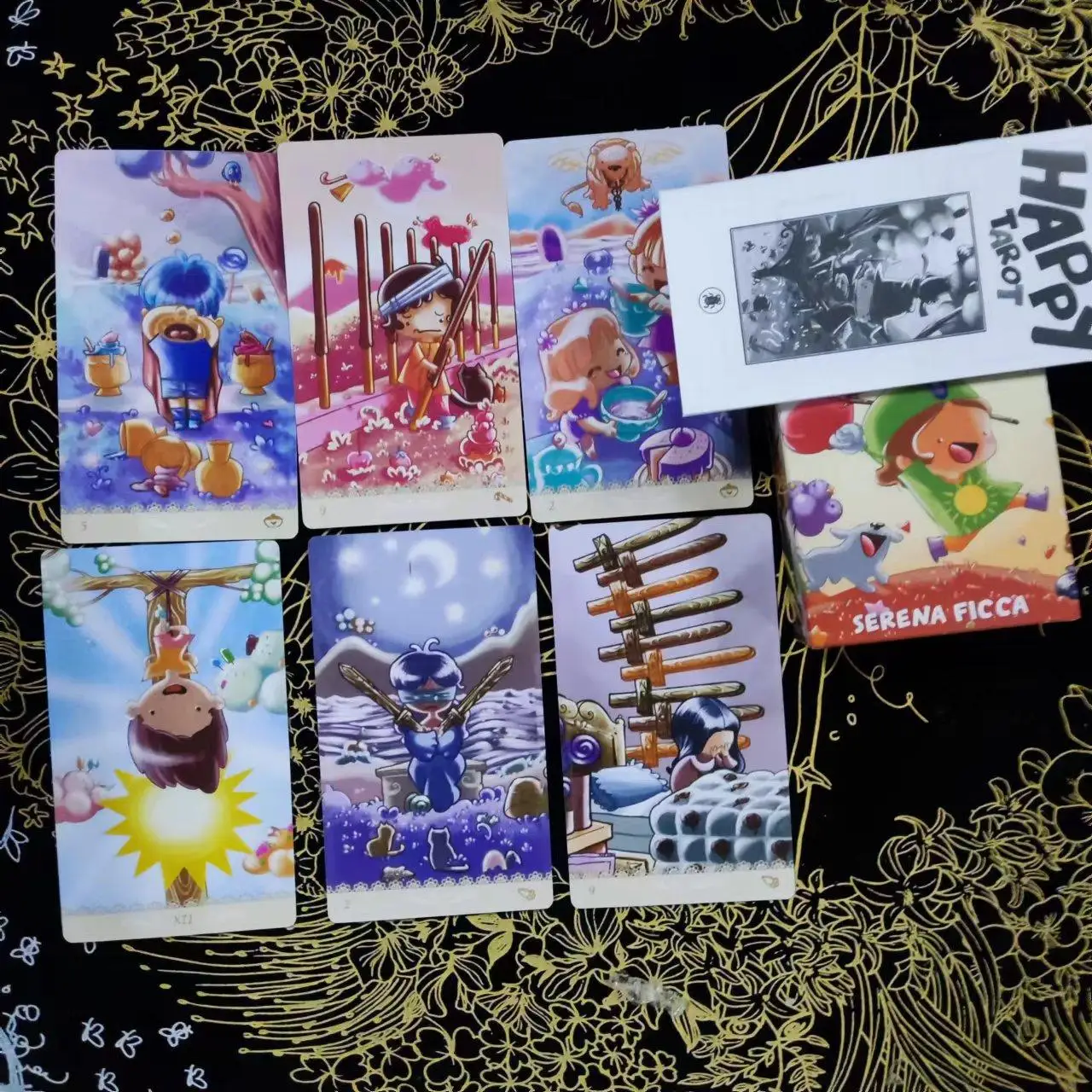 Happy Tarot 12*7CM 78pcs with guidebook