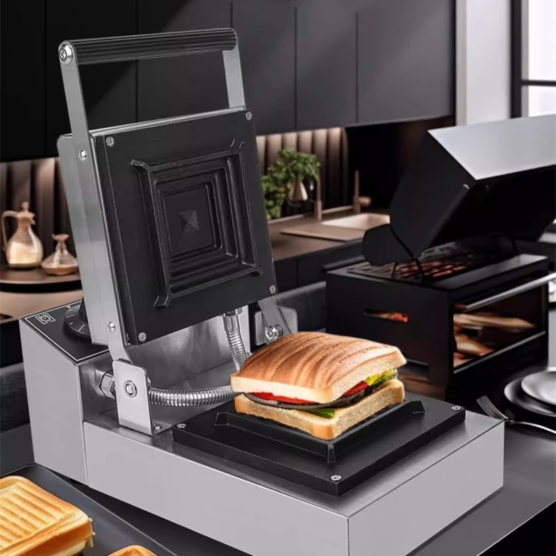 

Высококачественный коммерческий пресс для бургеров, пресс для панини, вафельница, тостер для завтраков
