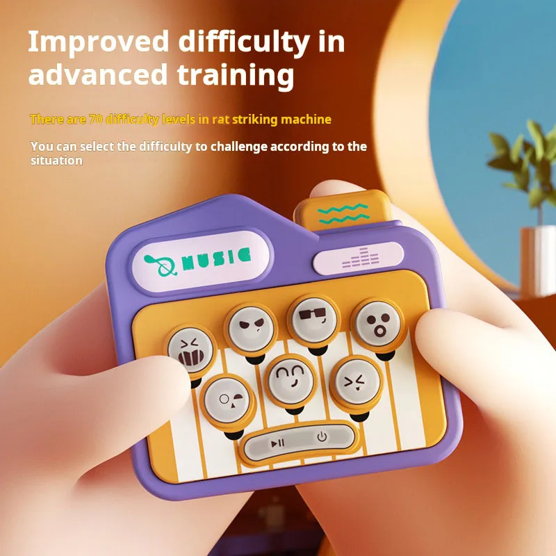 Kids Mini Handheld Whack-a-Mole Press Game Machine Baby Vroeg Onderwijs Draagbaar Educatief Stress Relief Speelgoed