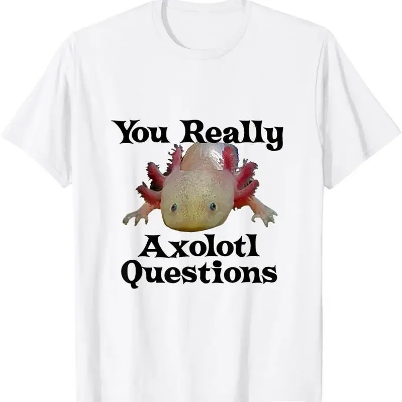 Axolotl T Shirt Pet Mexican Salamander Walking Fish Lizard