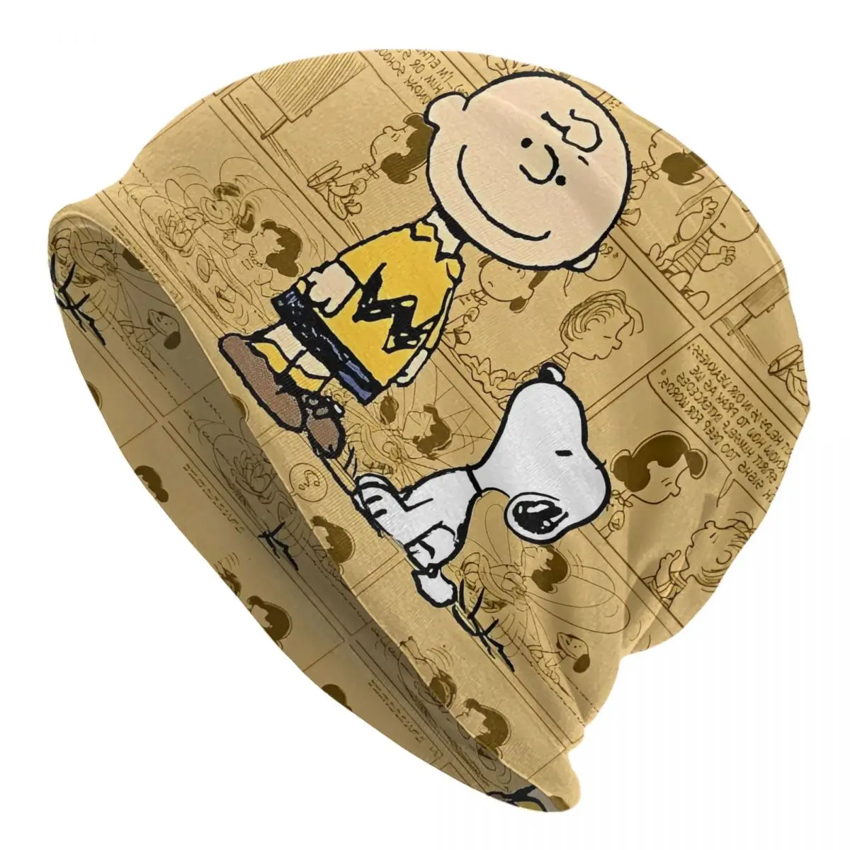 Snoopys Cartoon Dog Chemo Beanie Man Woman Winter Wear Skullies Caps Bonnet Knitting Hats
