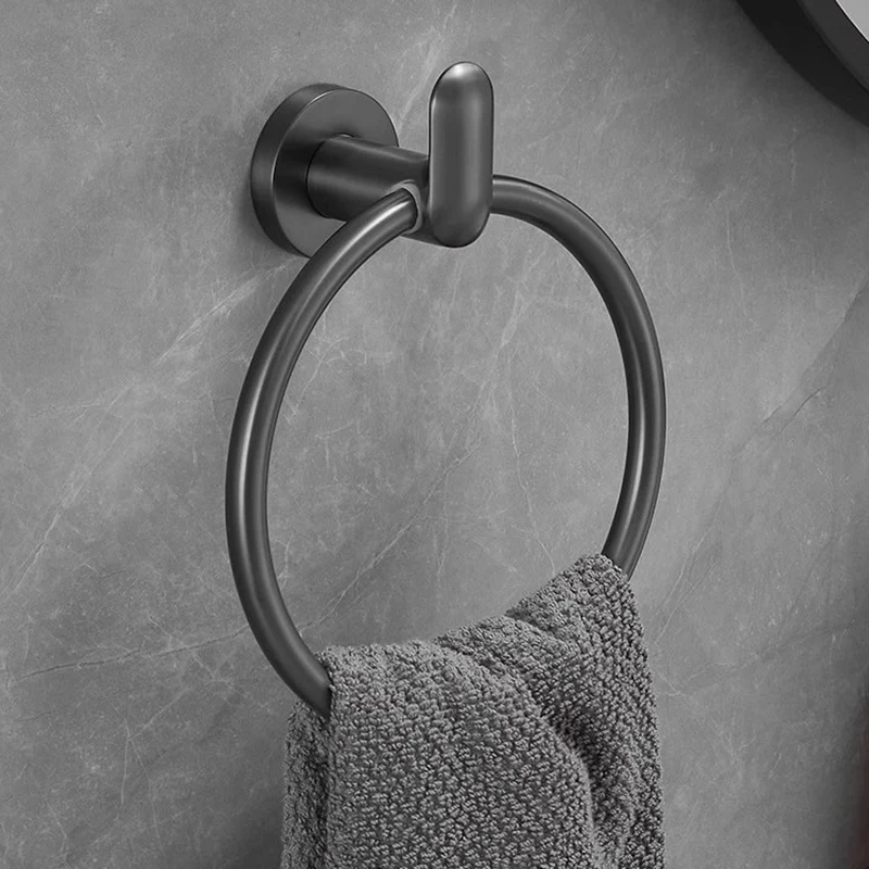 

Держатель для полотенец из нержавеющей стали, самоклеящаяся вешалка для полотенец для ванной комнаты, черная вешалка для стирки, аксессуары для бара
