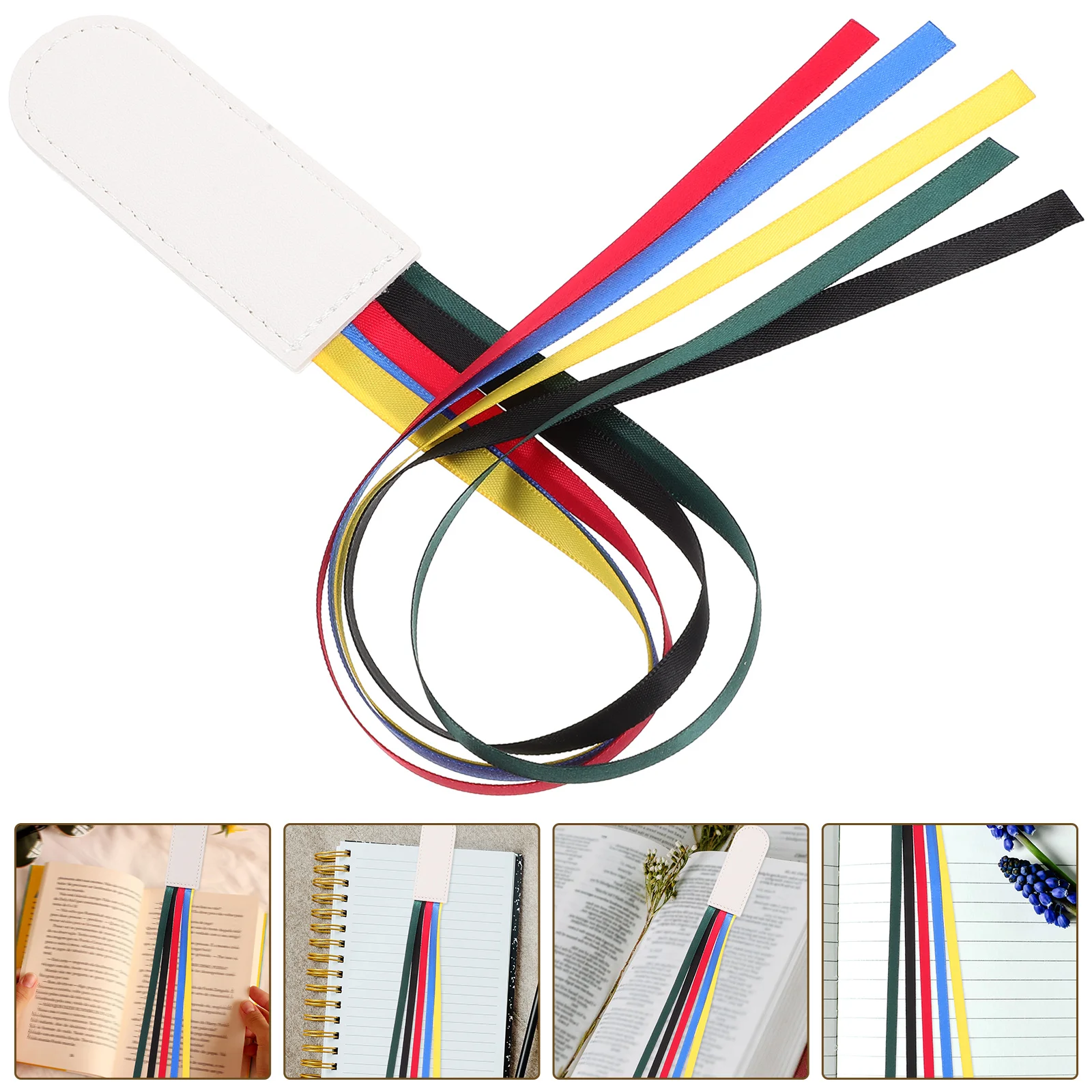

Ribbon Bookmarks PU Bible Ribbons Page Markers Reusable Students Bookmark Reading Accessories Gifts Readers Writers