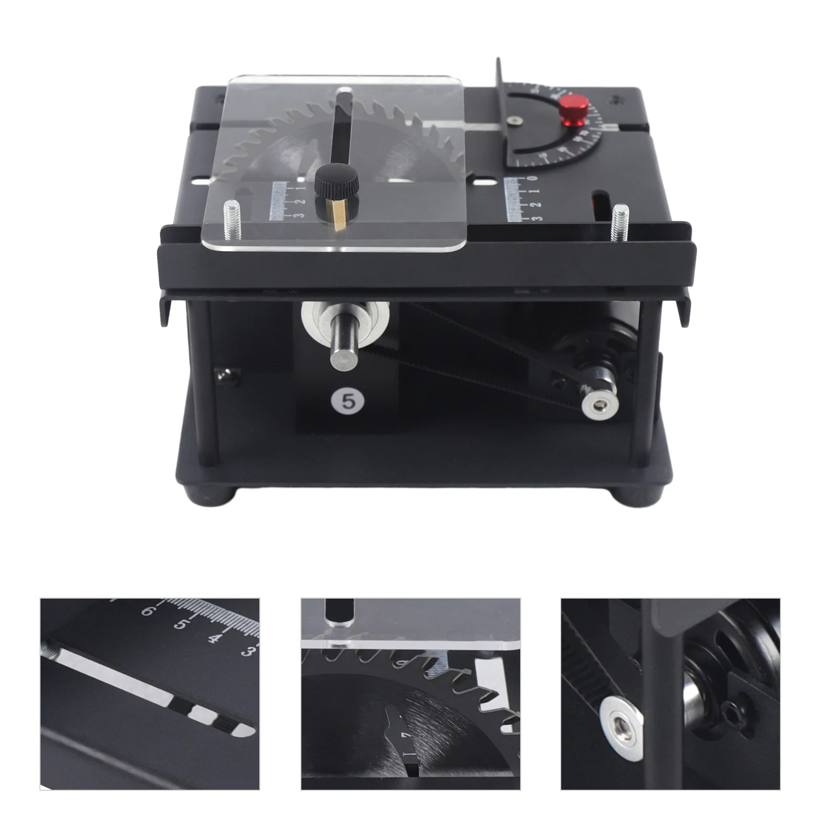 200W Cutting Tool Machine Mini Table Saw Multi-Functional Cutting Bench Suitable for Hardware Shops, Jewelry Shops, Factories