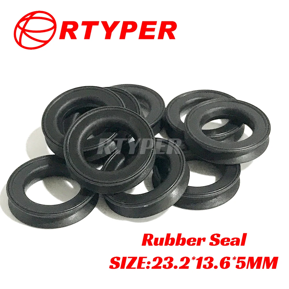

50/100PCS Fuel Injector Rubber Seals 22014 23.2x13.6x5 For Toyota