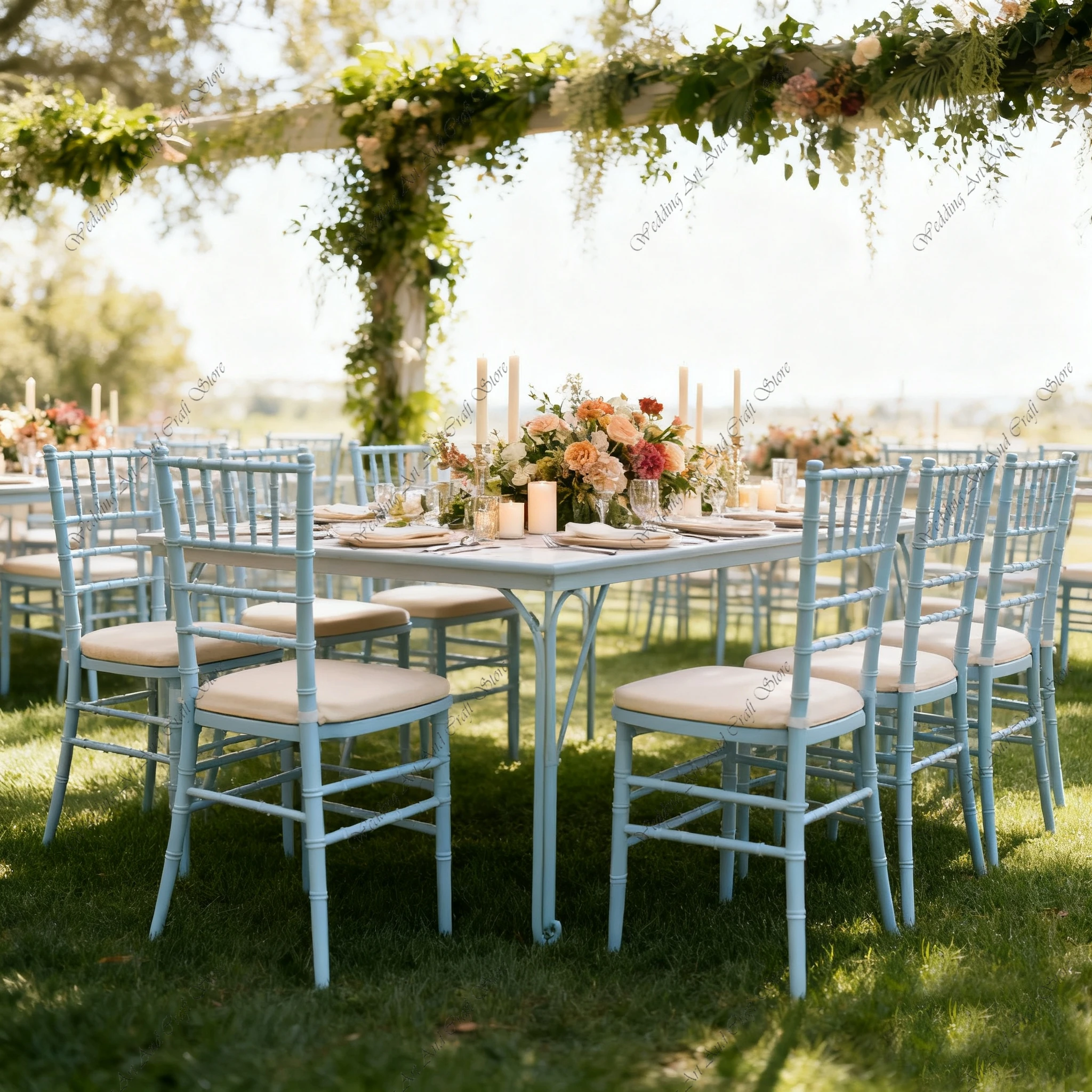 56pcs f30 Chiavari Chair Event Name Tiffany Resin Chair White Outdoor Hotel Types of Furniture Wholesale Wedding Chair ivy168