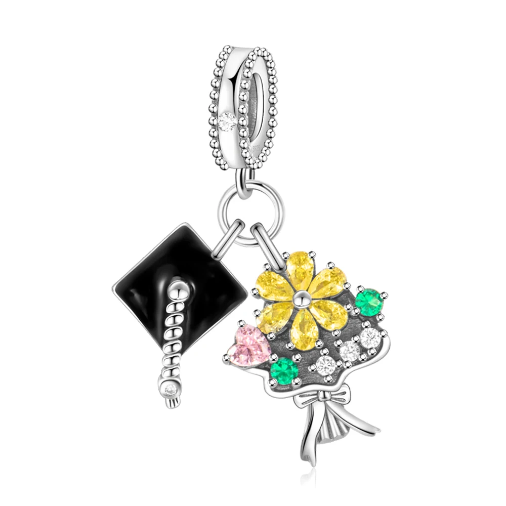 

Подвески Pan, оригинальный раствор и букет цветов, висячий браслет, подвеска, ювелирные изделия