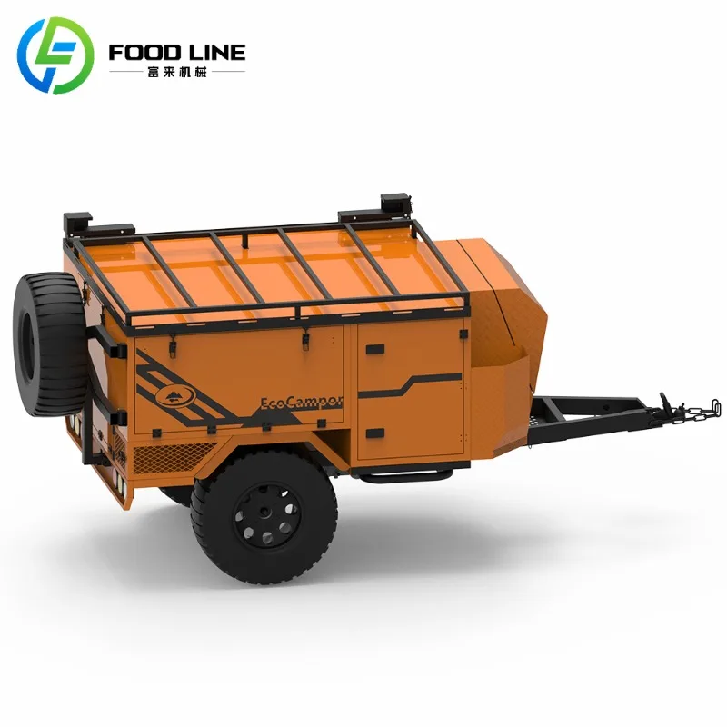 Custom Personalized Camping Trailer Custom Built Off Grid Trailer With Modular Storage System And Durable Exterior Construction