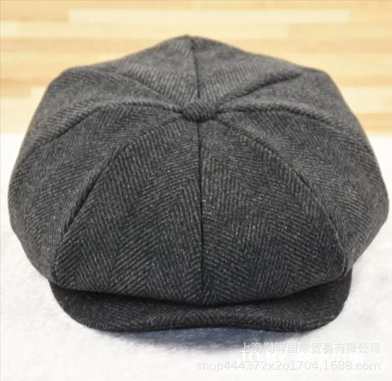 Oohmy Männer klassische Newsboy Gatsby Hut für kleinen Kopf und großen Kopf Oversize Plus Size Blend Wolle Vintage Flat Ivy Cabbie Cap Geschenke – Detail 15