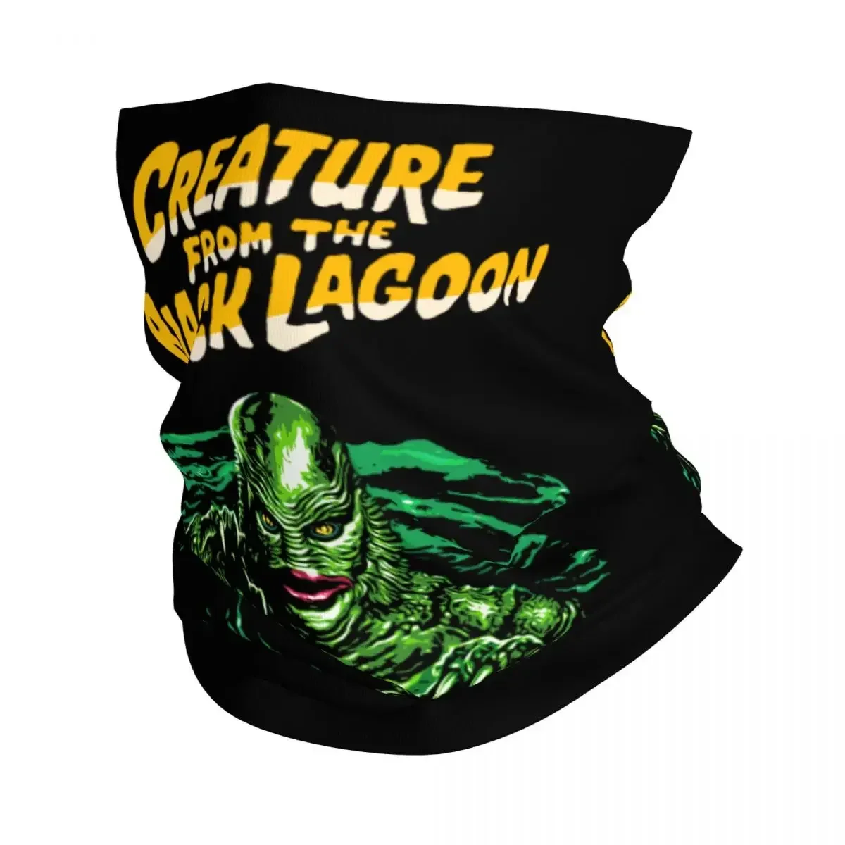 From The Black Lagoon Bandana Winter Neck Warmer Men Windproof Wrap Face Scarf Halloween Horror Movie Gaiter Headband