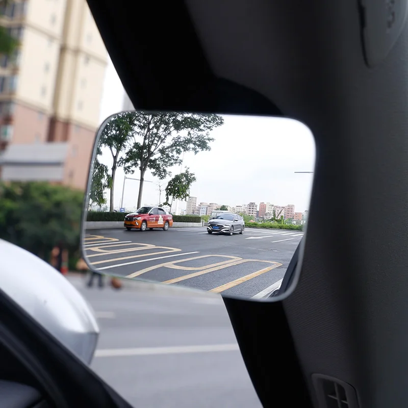 Blind Spot Mirror for Car HD Convex Mirrow Square 360 Adjustable Wide Angle Car Rear View Side Mirror Parking Auxiliary Mirrors