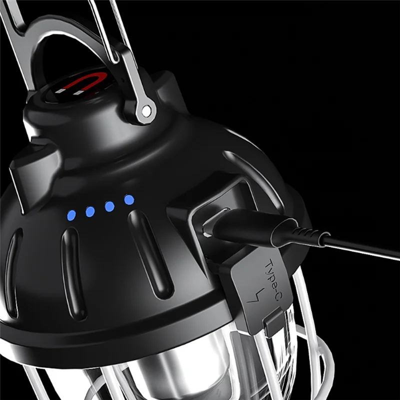 ABGR-Luce da campeggio esterne multifunzione Illuminazione extra lunga stile vintage Luci di emergenza per tende Illuminazione ambientale