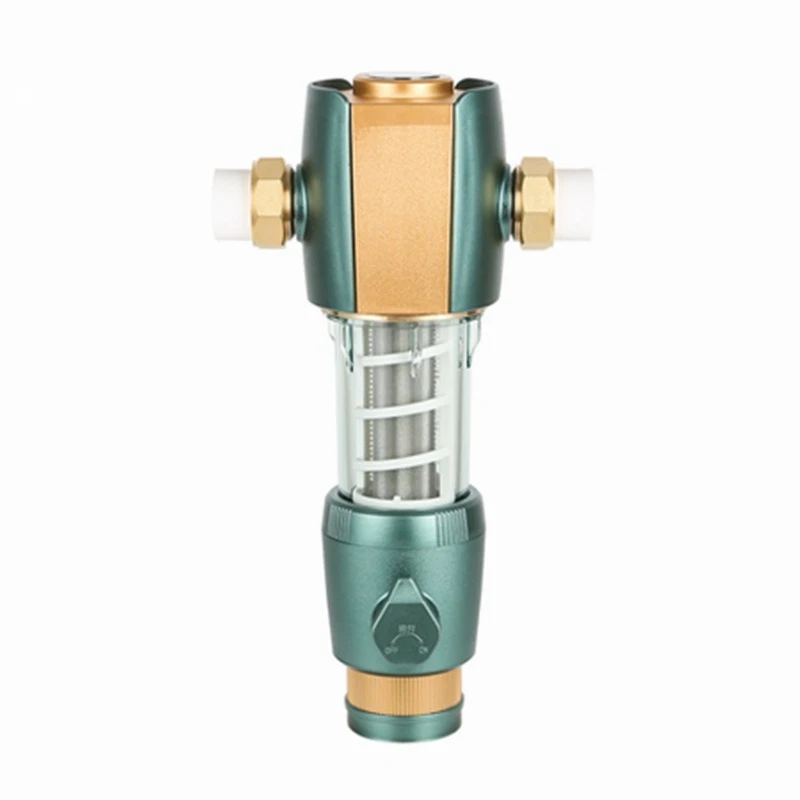 Household whole house pre-filter automatic rotary cleaning