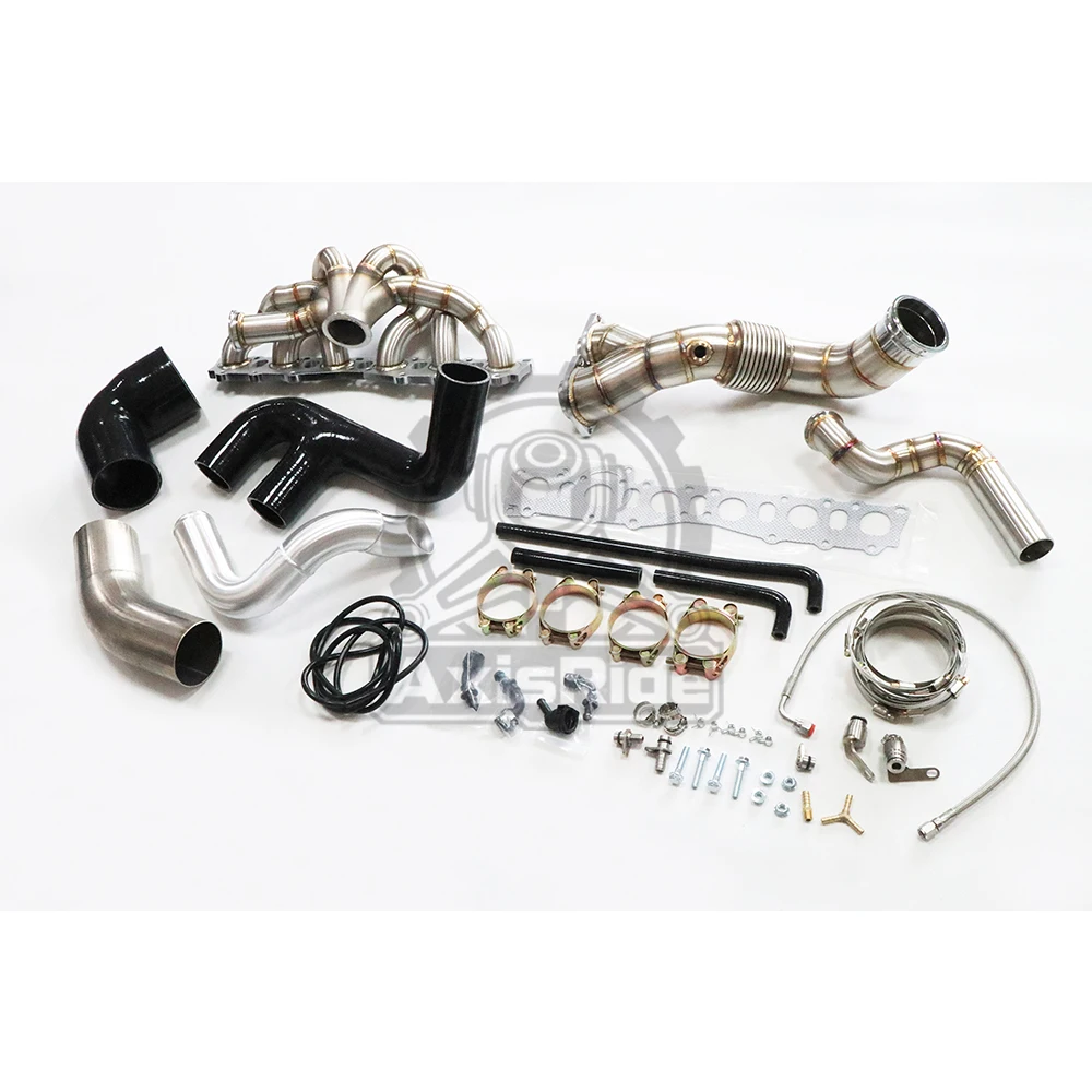 AxisRide Performance Low Mount V-Band Single Turbo Kit For BMW S55 F80 M3 F82 M4