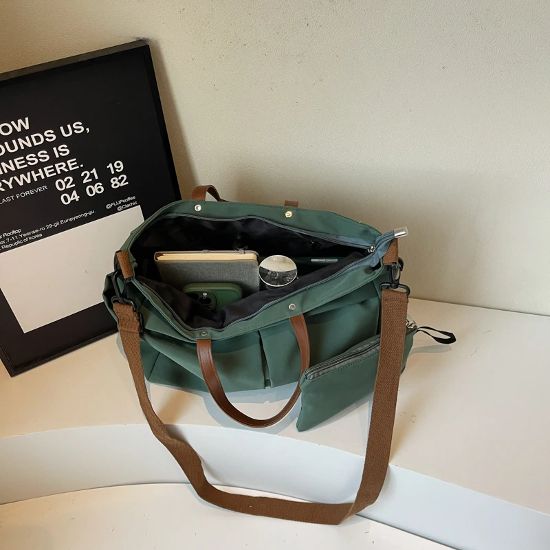 2 قطعة/المجموعة الصالة الرياضية حقيبة اللياقة الرياضة في الهواء الطلق السفر Crossbody الكتف حمل حقائب العمل الكبيرة للنساء الطلاب كتاب حقيبة يد للكمبيوتر المحمول