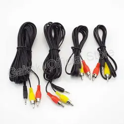 1M/1.5M/3M/5M 2.5mm Male Plug Jack to Dual RCA Connector Audio Splitter to 2 RCA Audio Cables