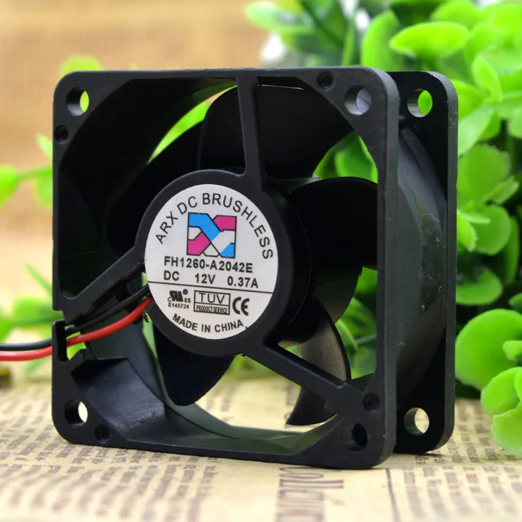 

NEW ORIGINAL FH1260-A2042E 12V 0.37A 6CM 6025 60*60*25 mm COOLING FAN
