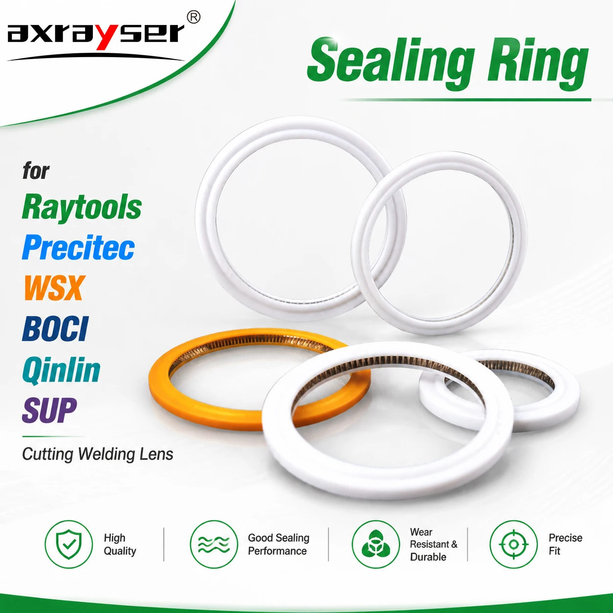 O-Ring Washer Sealing Ring for Raytools Precitec WSX  BOCI Qinlin Sup Cutting Welding Protective Windows Lens