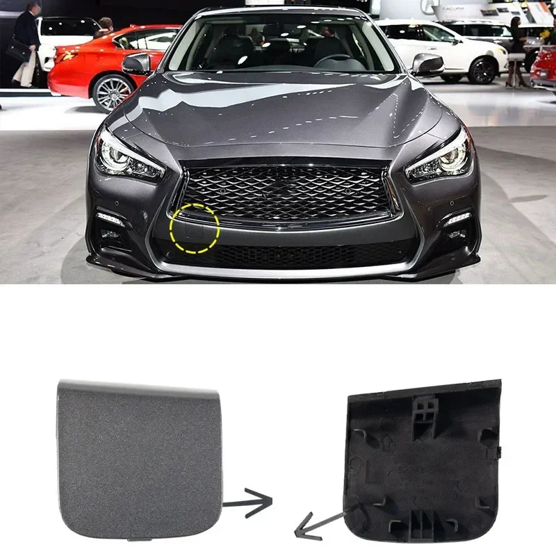 For Infiniti Q50 2018 2019 2020 2021 2022 Front Or Rear Bumper Tow Hook Cap Towing Eye Cover