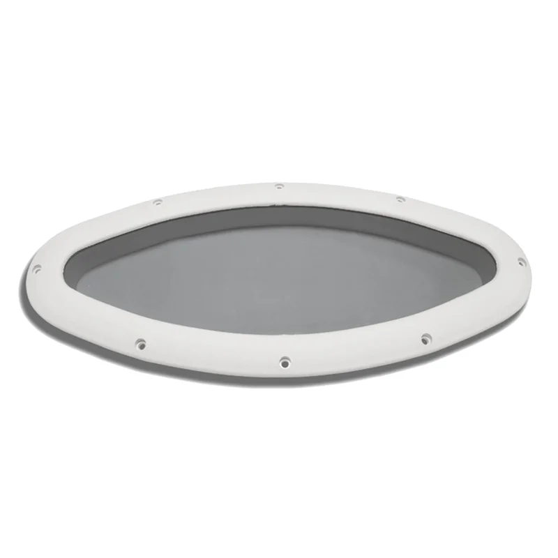 

Marine Boat Yacht RV Oval Shape Porthole Oval Hatches Port Lights Replacement Windows Port Hole Opening Portlight