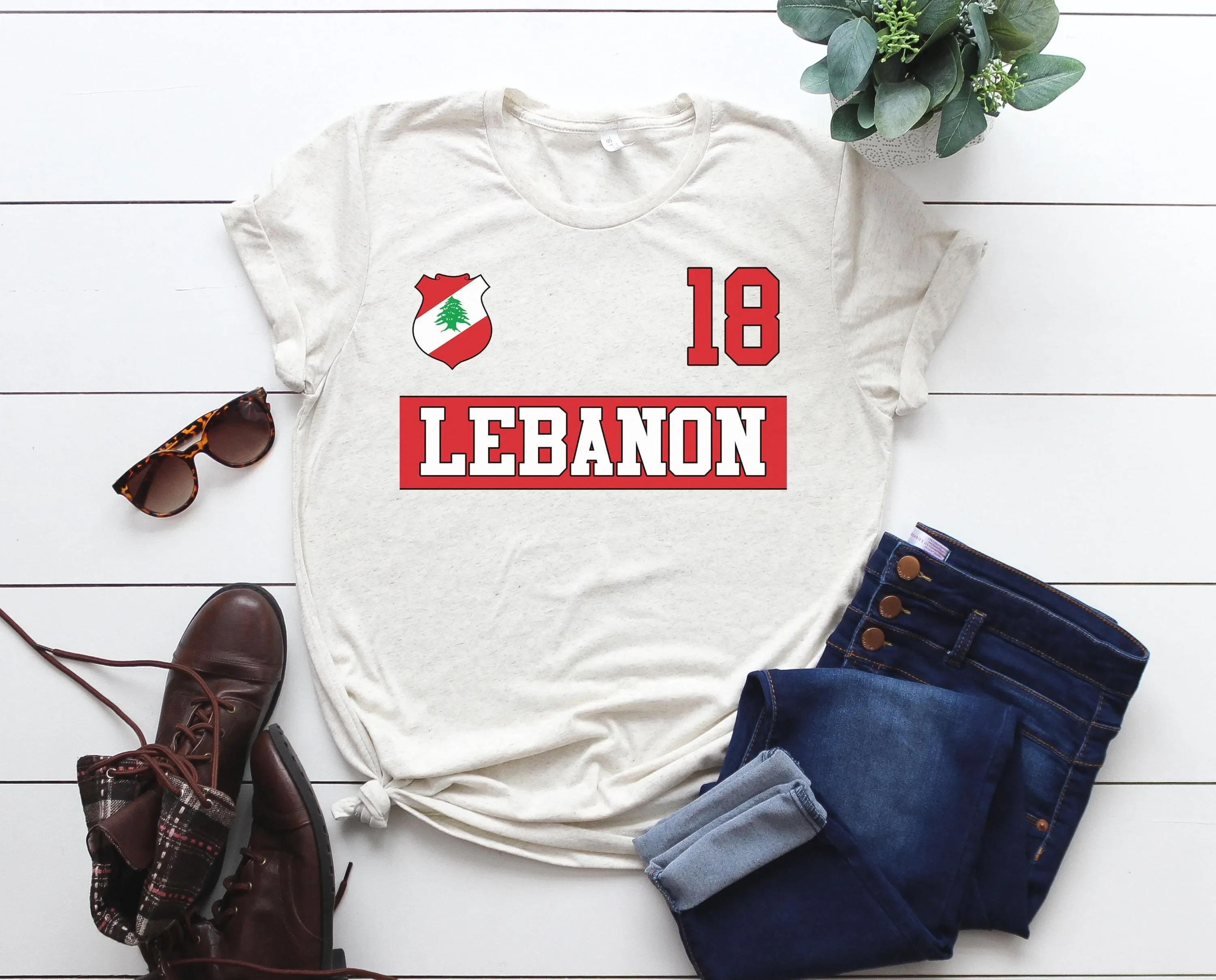 Lebanon T Shirt Beirut Home Fans Lebanese Vacation Travel Souvenir