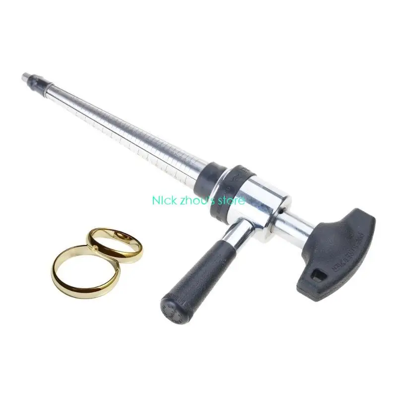 

E15E Versatile Size Adjusting Tool Rings Stretcher Finger Rings Resizer Jewelry Accessory Alloy Material Rings Size Adjuster