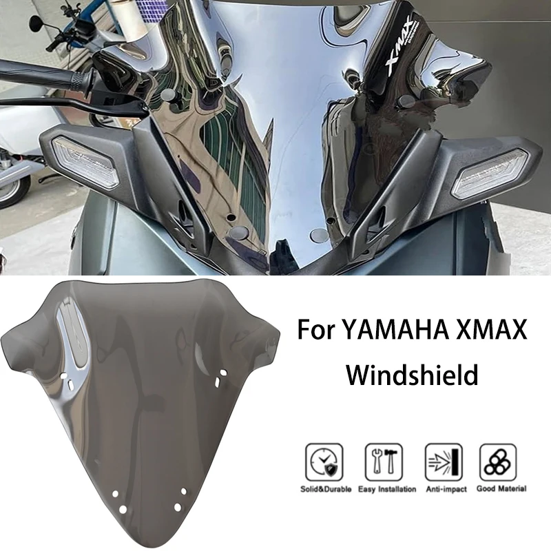 MTKRACING For YAMAHA XMAX 2023-2024 Motorcycle windshield sunshade Leading flow plate fairing