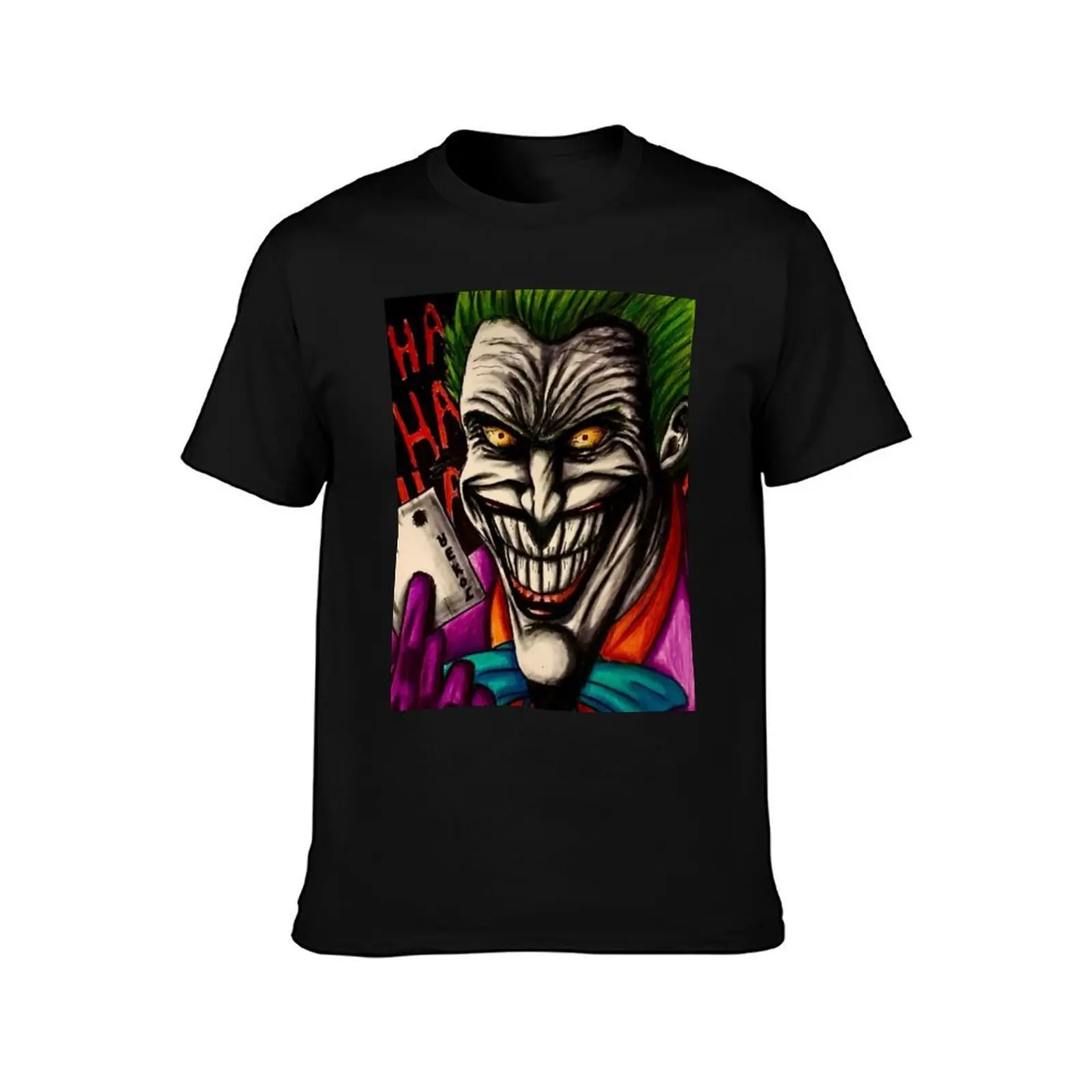 The man who laughs T-Shirt, Summer Casual Cotton Tee, Oversized Streetwear Tops, Vintage Graphic Print, Loose Fit Short Sleeve