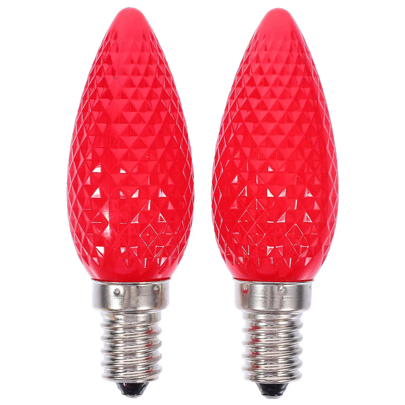 

2pcs Led E14 Base Landscape Light Bulb Christmas Decorative Lights Energy Efficient Warm Light Bulbs Holiday Party