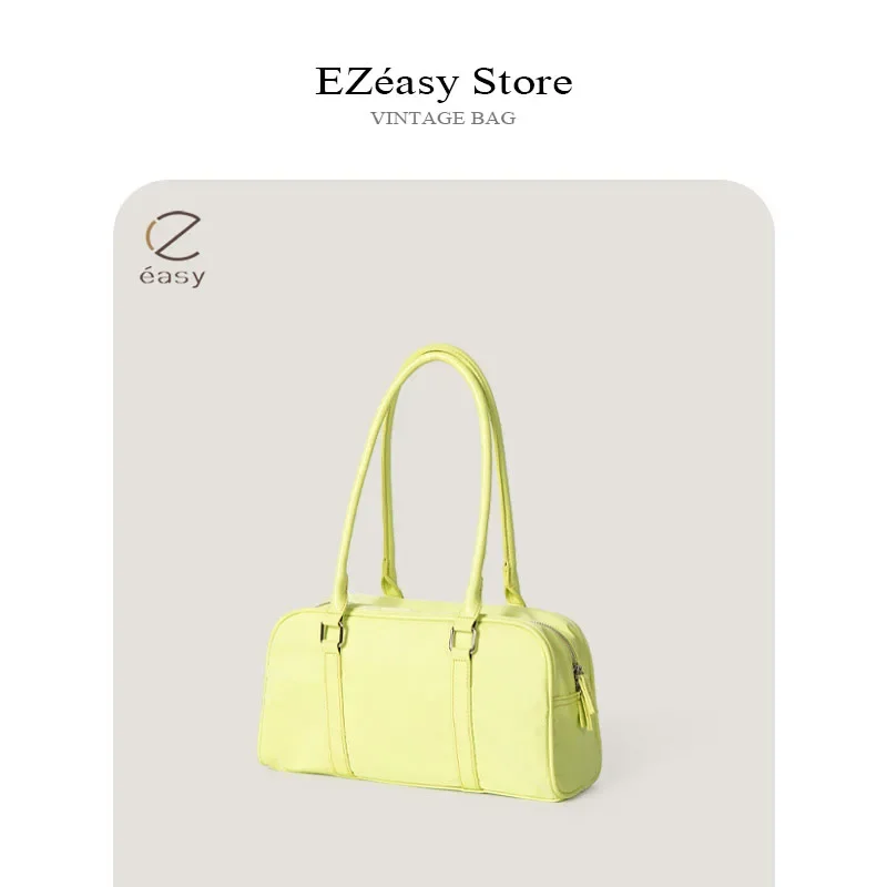 EZeasy Light Luxury Niche Designer Bags for Women Large Capacity Nylon Shoulder Bag Fashionable and Versatile Pillow Handbag