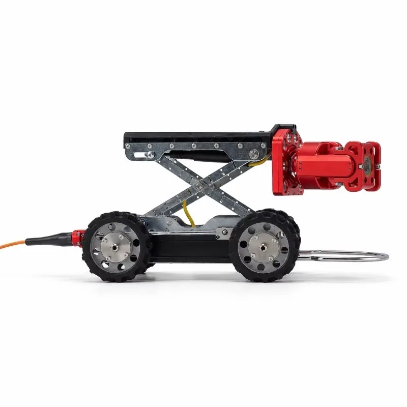 Factory Direct Sale 60m 2MP Automatic Robotic Cctv Pipe Inspection Cam P/T Camera w Meter Counter Pipelines Sewer Crawler Robot