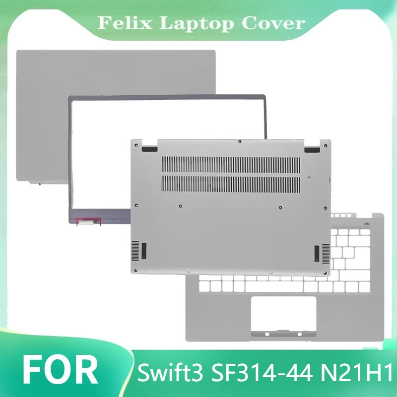 

For Swift3 SF314-44 N21H1 Laptop LCD Back Cover/Front Frame/Palm Rest/Bottom Cover/Silver