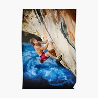 Chris Sharma Painting  Poster Funny Wall Mural Art Print Vintage Picture Painting Decoration Modern Room Home Decor No Frame