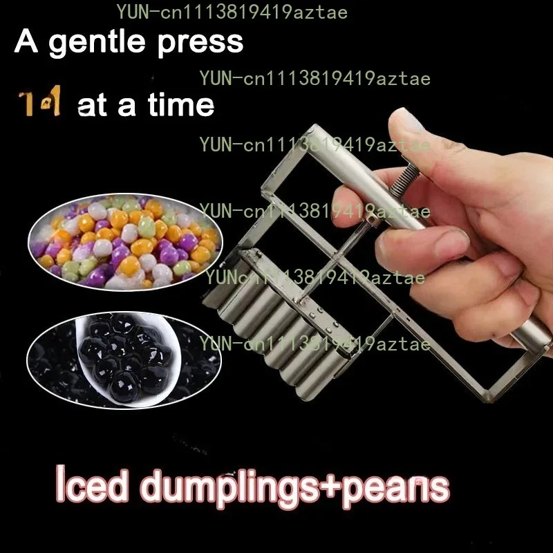 Manual Tapioca Pearl & Dough Divider, Handheld Filling Tool for Taro Ball Making