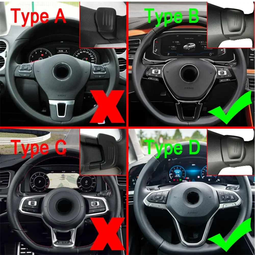 Car Steering Wheel Extension Shifter For Volkswagen Golf7.5 MK7 Golf8 MK8 VW POLO MK6 Touareg Aluminum DSG Gear Shift Paddle