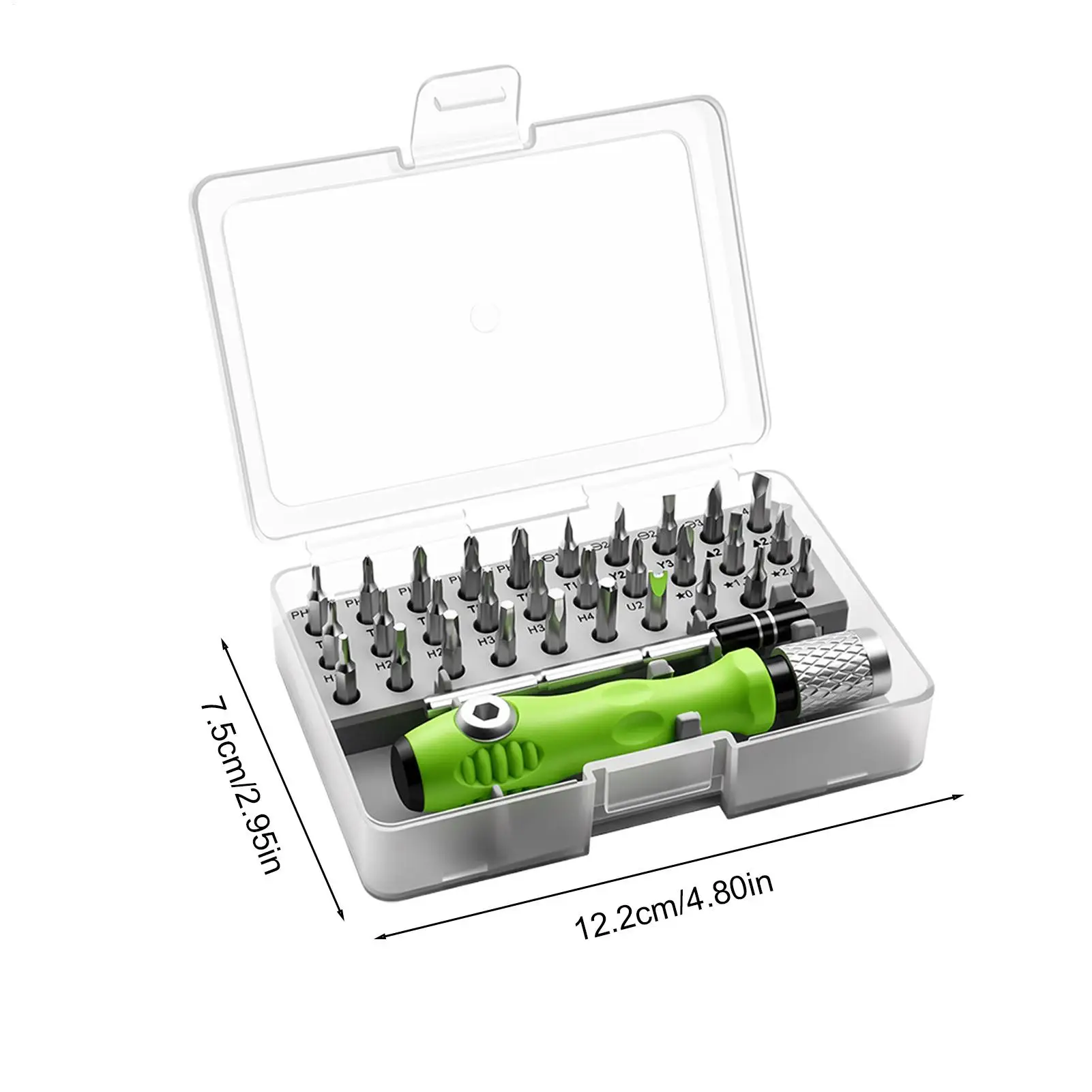 32-in-1 Manueller Präzisions-Schraubendreher-Werkzeugsatz Multifunktionales Reparaturset für Telefon-, Computer- und Elektronik-Reparaturen – Detail 2