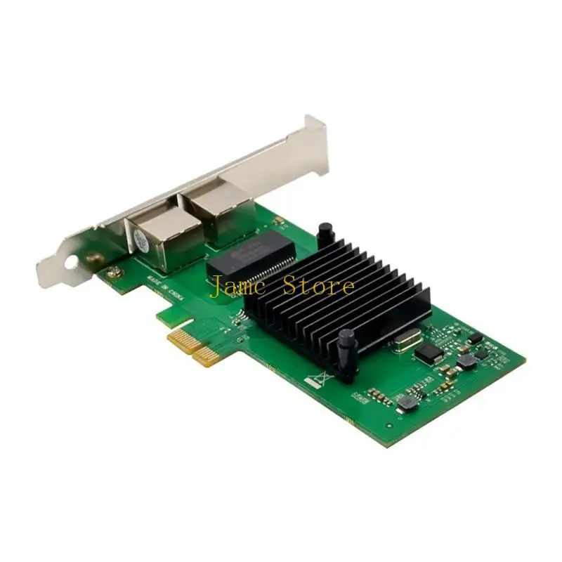 LX0B PCIE Ethernet Card NH82580 2x RJ45 Ports for Intel NIC Chip 1000Mbps Ser
