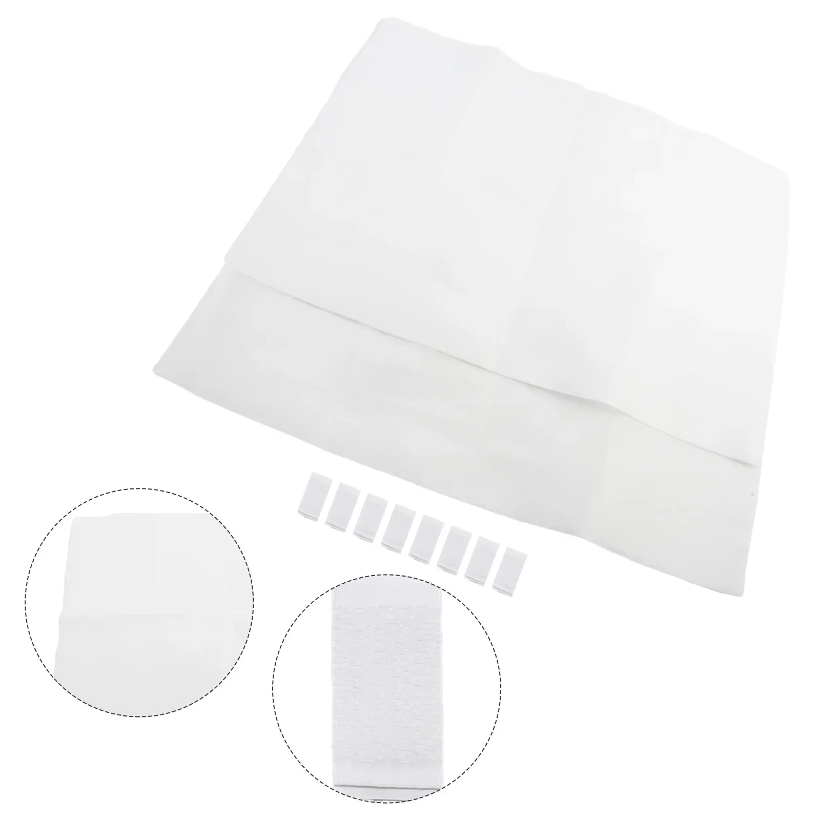 6 Sheets Cooker Hood Grease Filter Extractor Fan Cut To Fit Kitchen Flame-retardant Non-woven Fabric Range Hood Filter Sets