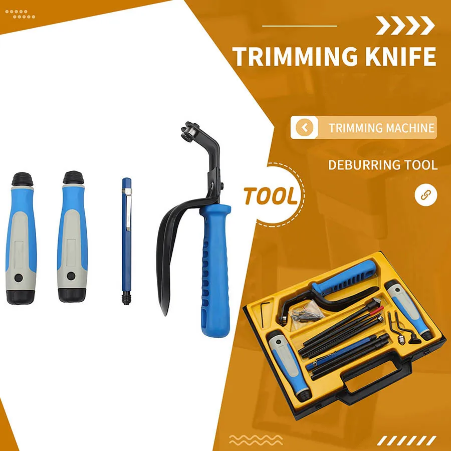 Deburring Counterbore Keyway Inner Hole Outer Round Chamfer Trimming Scraper NG9500 Tool High-quality Plastic Trimming Knife Set