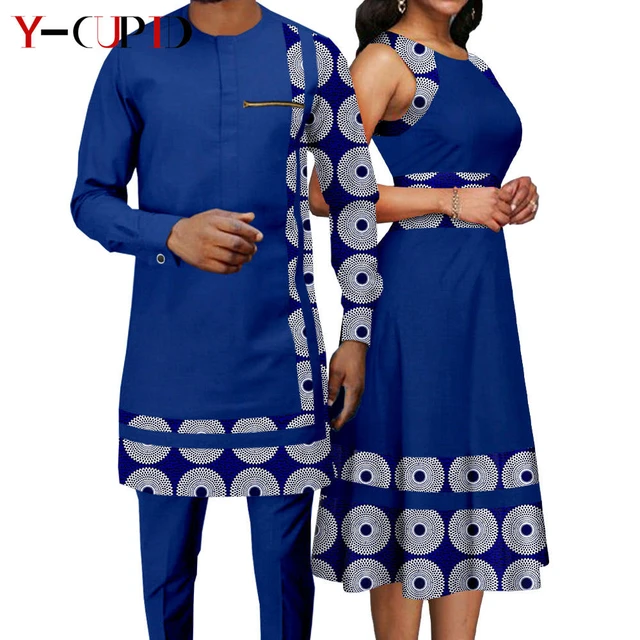 African dress for couples sale