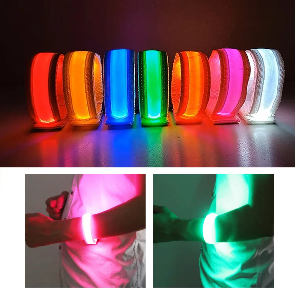 AliExpress Night Running Armband LED Light Safety Warning Outdoor Cycling Ciclismo Luminous Sport Belt Arm Leg