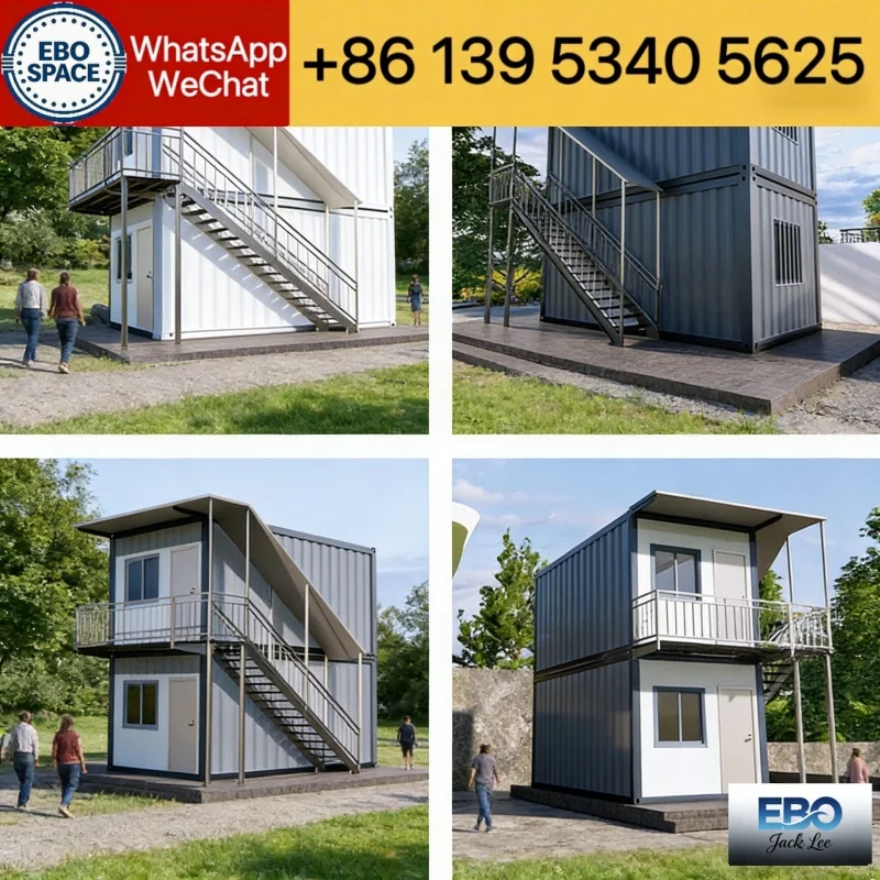 Eco design 30ft expandable prefab container house foldable outdoor villa waterproof long lifespan kitchen bathroom
