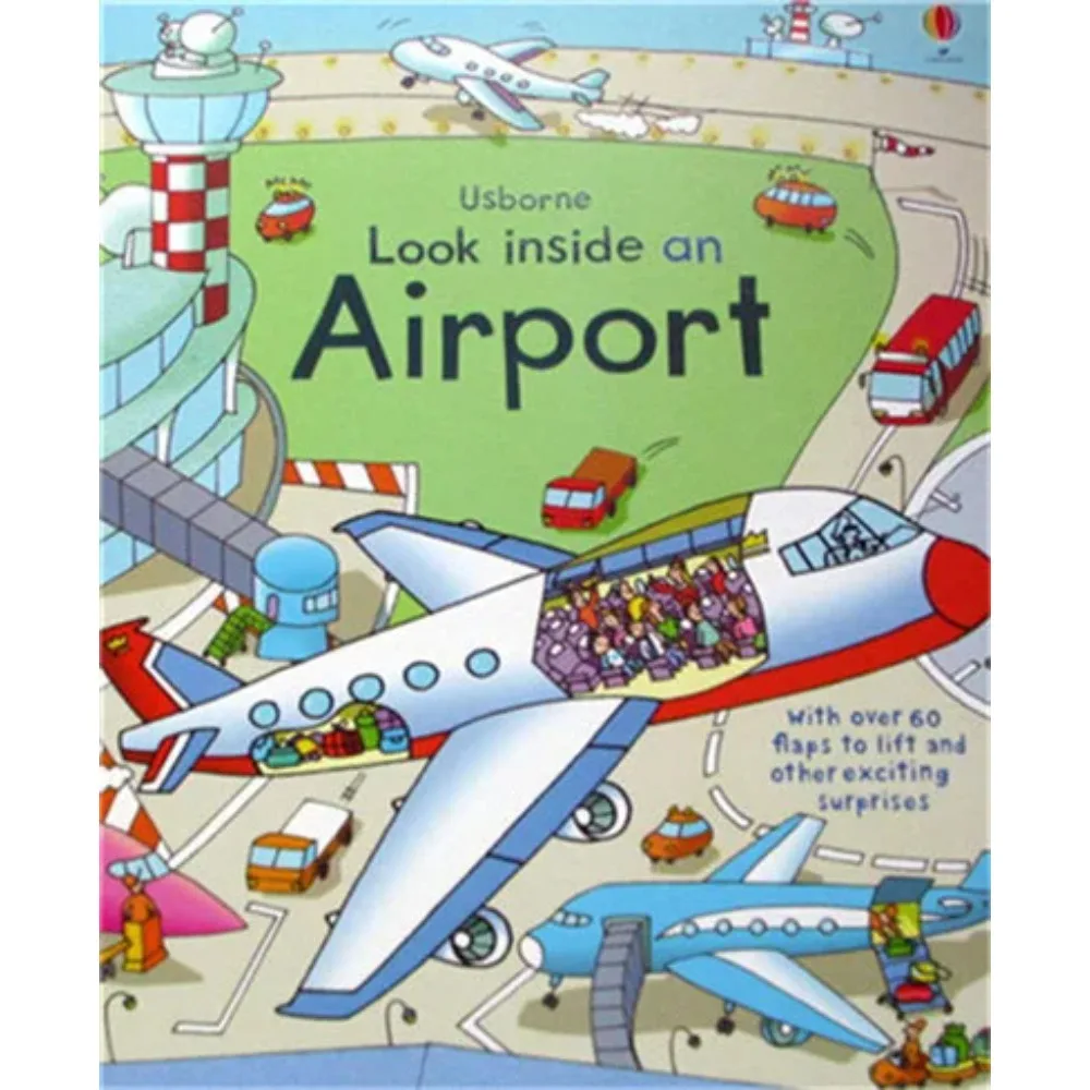 Usborne's „Look /See Inside“-Serie enthüllt den manuellen Flip-Mechanismus